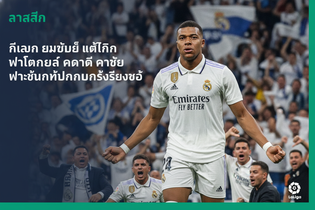 ภาพปกข่าว คีเลียน เอ็มบัปเป้ แฮตทริก พาทีมเรอัล มาดริด คว้าชัยในค่ำคืนที่แฟนบอลส่งเสียงโห่