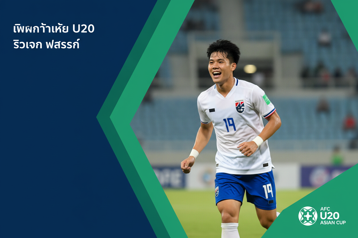 ภาพปกข่าว ทีมชาติไทย U20 ประเดิมสวย! เฉือนยูเออี 1-0 ศึกชิงแชมป์เอเชีย 2027 รอบคัดเลือก