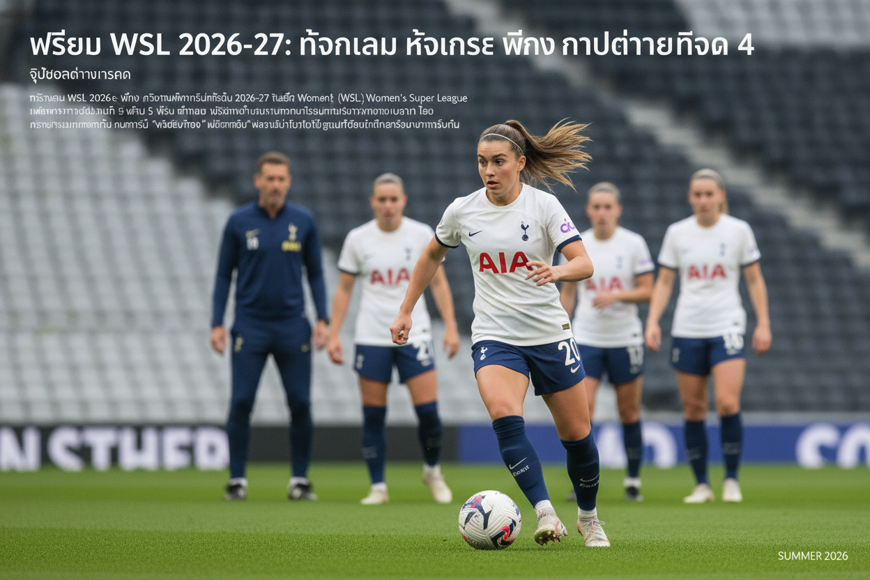 ภาพปกข่าว พรีวิว WSL 2026-27: ท็อตแนม ฮ็อทสเปอร์ หญิง กับเป้าหมายท็อป 4