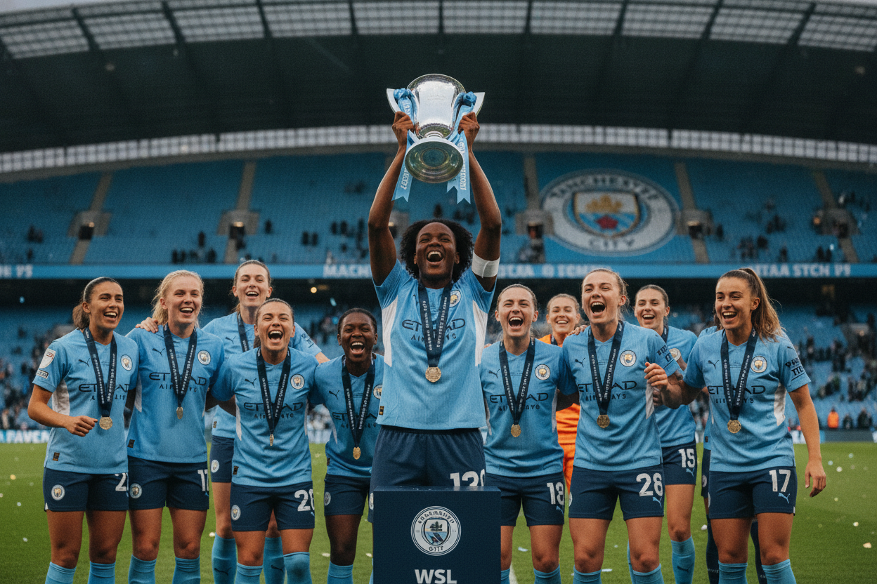 ภาพปกข่าว พรีวิว WSL 2026-27: แมนเชสเตอร์ ซิตี้ หญิง พร้อมป้องกันแชมป์ด้วยขุมกำลังแกร่ง