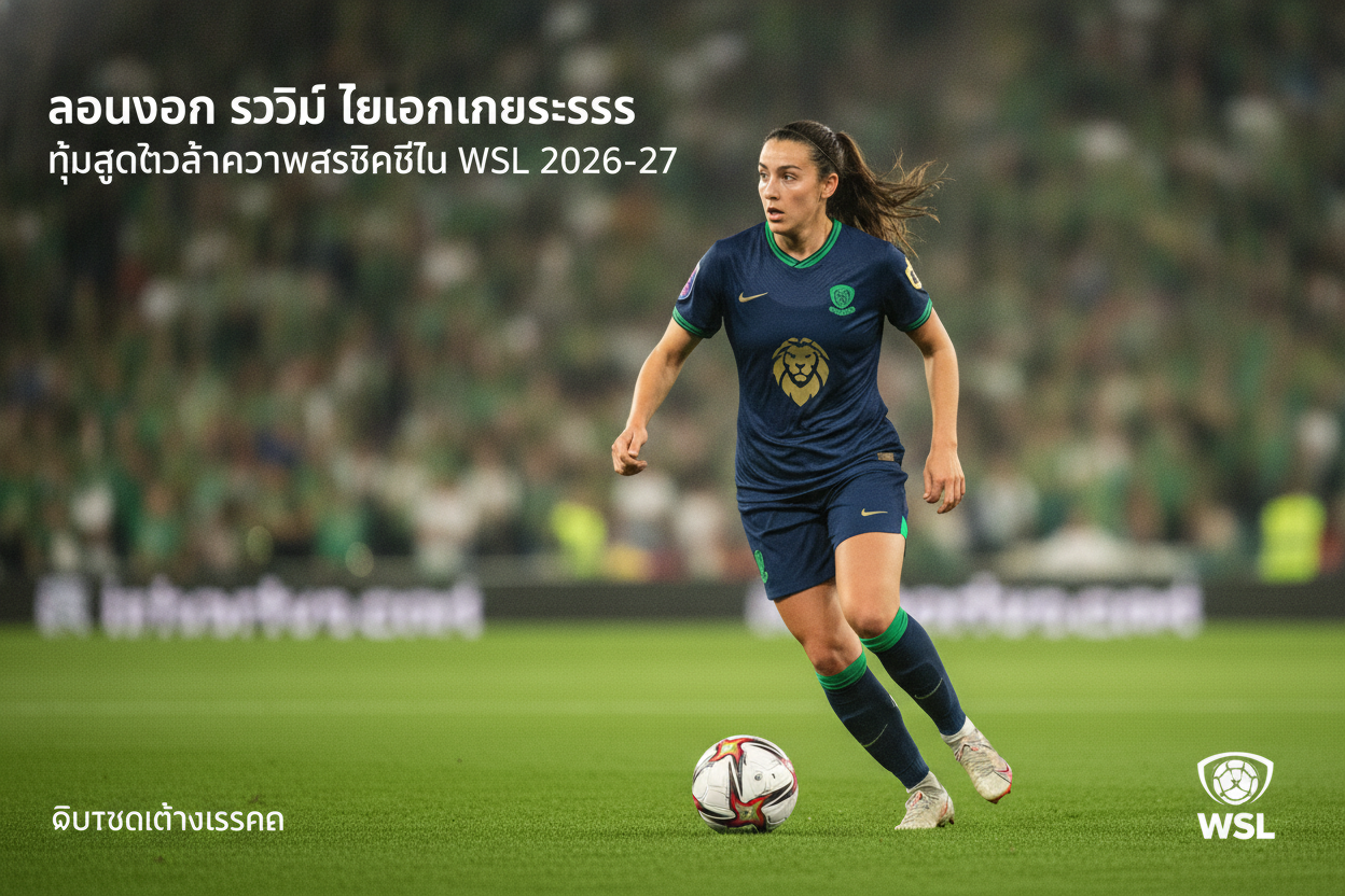 ภาพปกข่าว ลอนดอน ซิตี้ ไลออนเนสเซส: ทุ่มสุดตัวล่าความสำเร็จใน WSL 2026-27